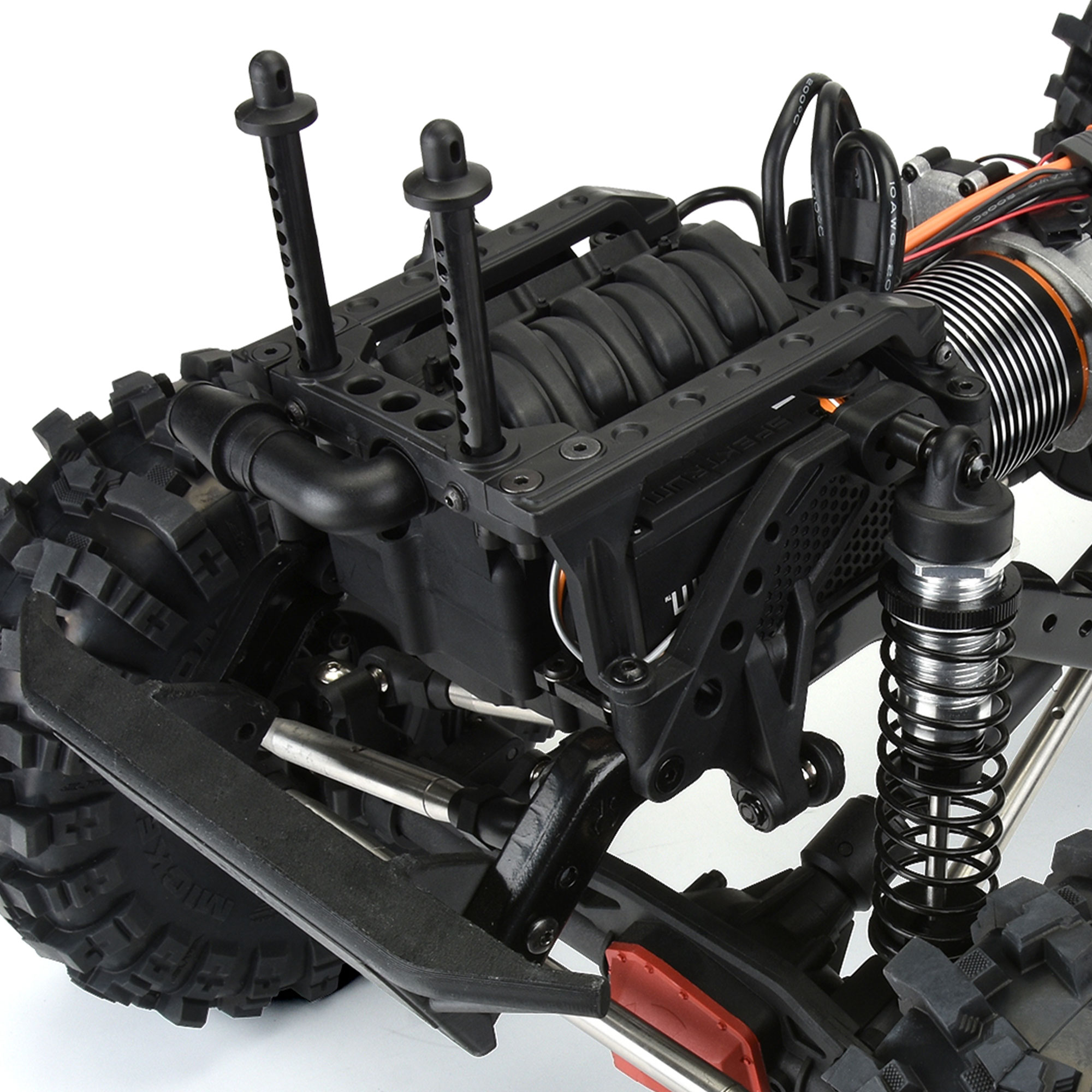 1/6 Extended Front and Rear Body Mounts: SCX6