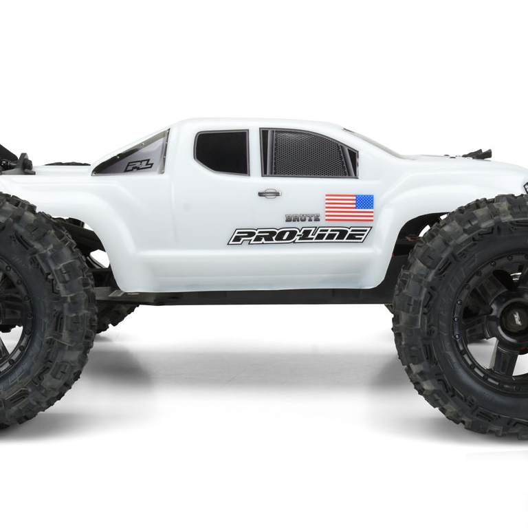 PRO352115 Pre-Cut Brute Bash Armor (White) Body-ARRMA Kraton