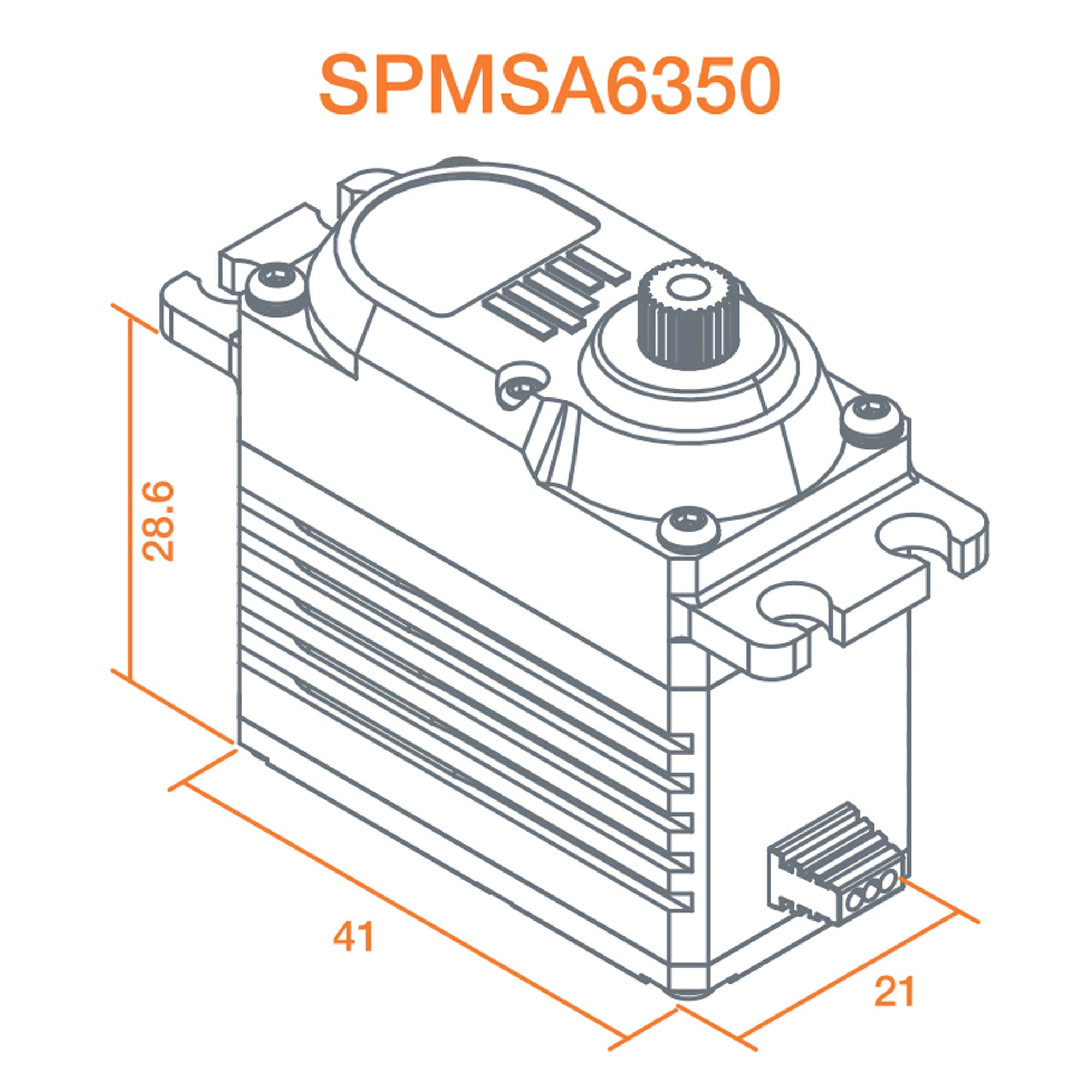 A6350 Ultra Torque  High Speed Brushless HV Servo