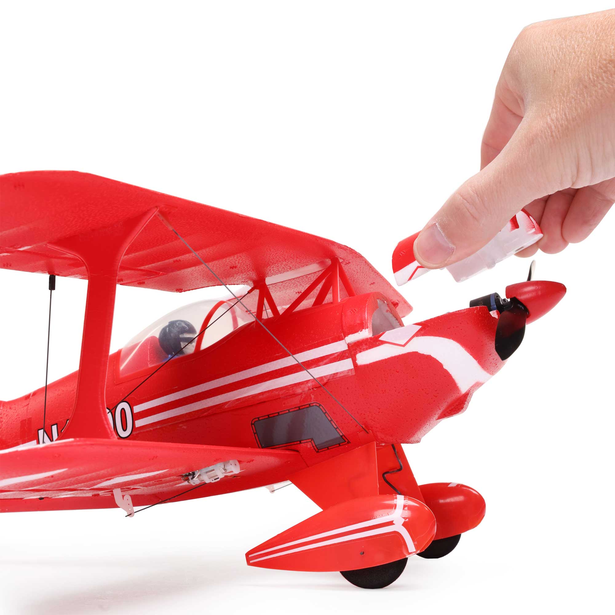 [���ܼ�] EFLU15250 [E-FLITE] 434mm UMX Pitts S-1S BNF Basic (����, ���ӱ�, ����, ���̷�, ���ű� ����)