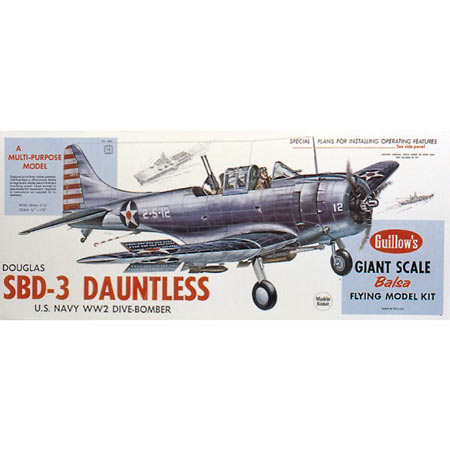 Guillows 1003 Douglas Sbd-3 Dauntless Model Kit From 1960s for sale online 