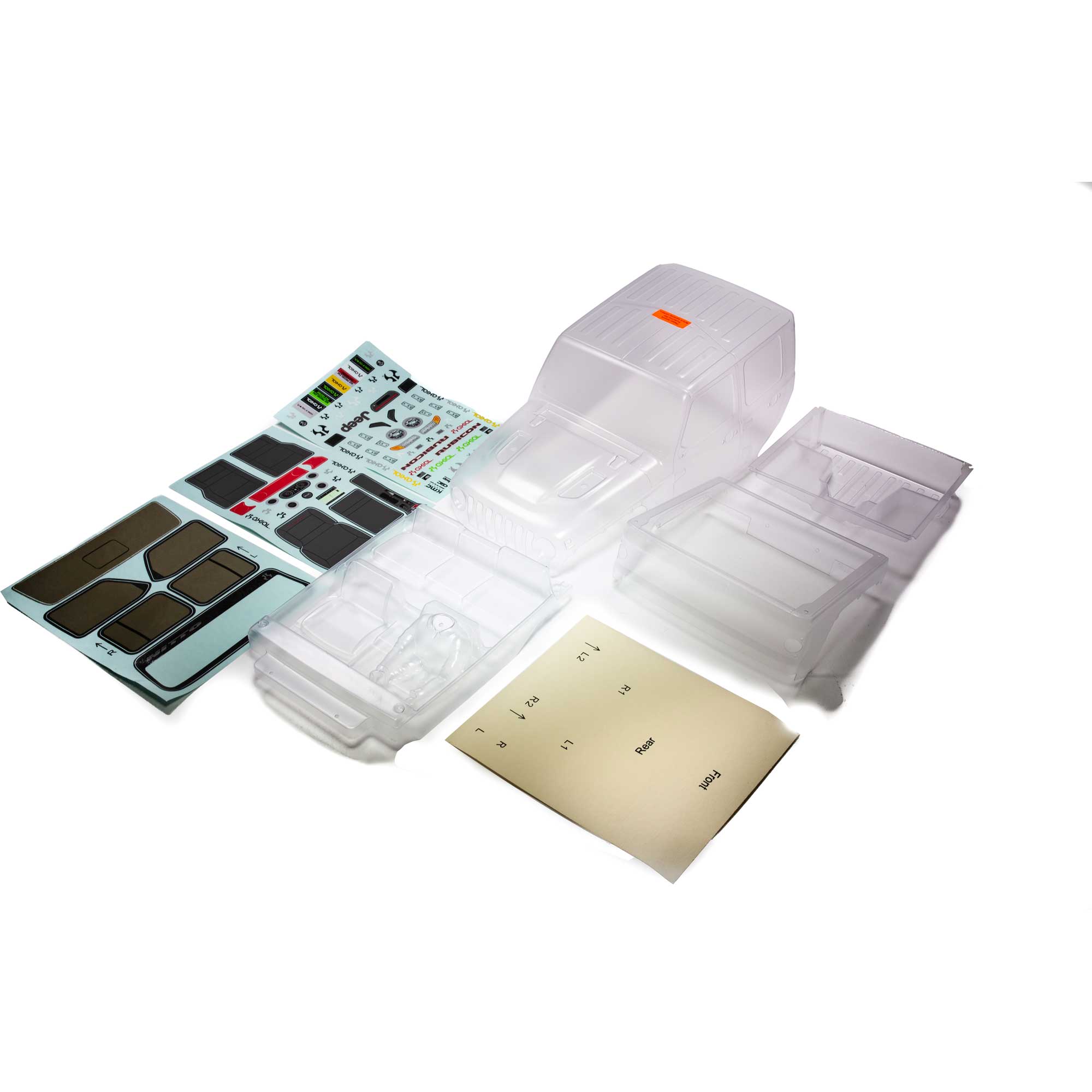 Axial Jeep Jt Gladiator Body Set Clear Horizon Hobby