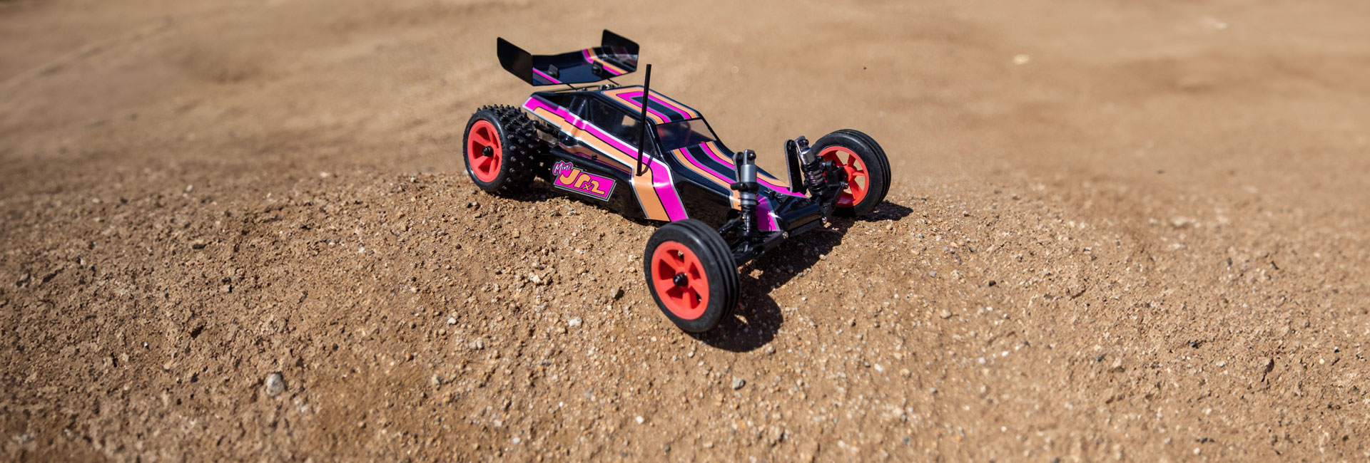 The Losi 1/16 Mini JRX2 2S 2WD Ready-to-Run RC Buggy
