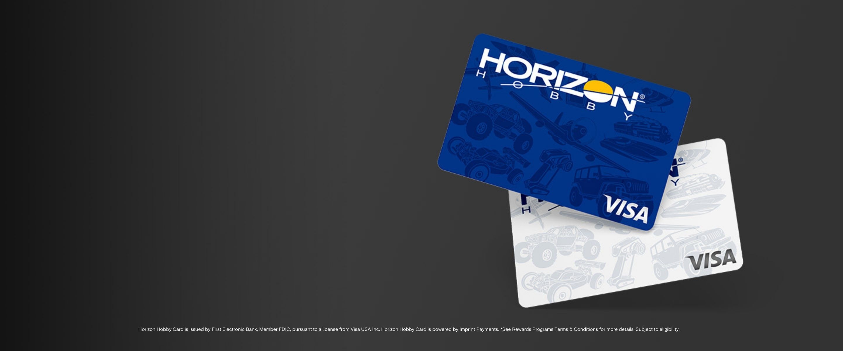 Earn more with the Horizon Hobby Rewards Visa® Card