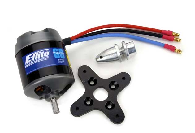 E-flite Power 60 Brushless Outrunner Motor, 400Kv (EFLM4060A)