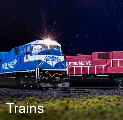 Athearn trains on a scale railroad